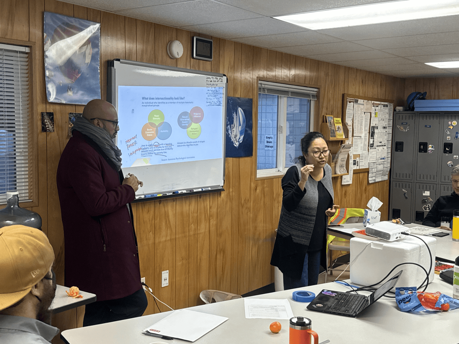 Jonathan and Charis training - live in action!